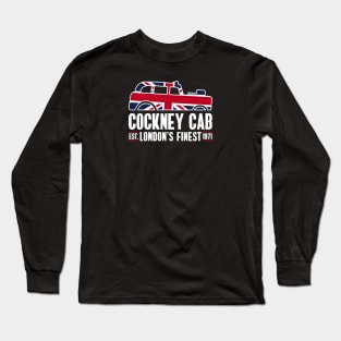Cockney Cab - Redline Series (Reverse) Long Sleeve T-Shirt
